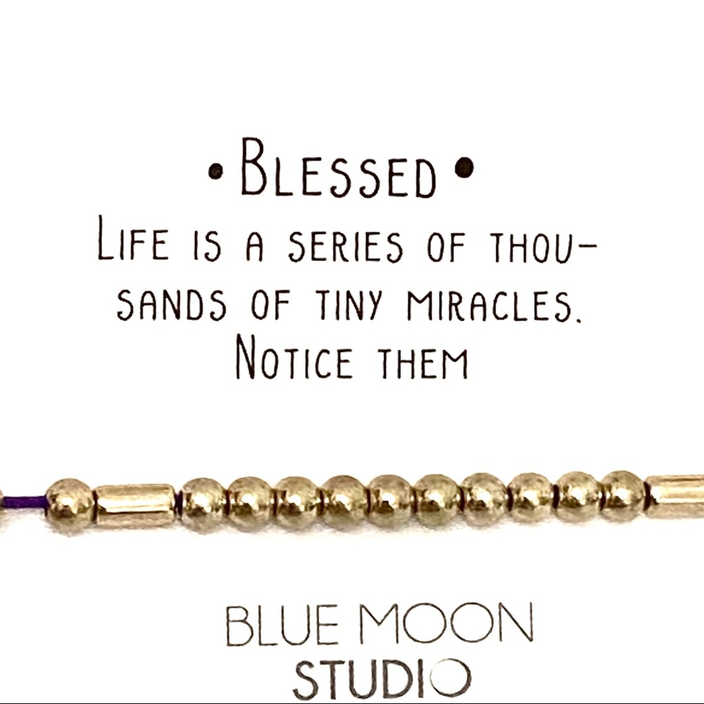 Clip Frame with Morse Code Bracelet “Blessed” - Picture 6 of 6